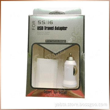 For Apple Iphones Charger Accessories 1A 3 In 1 Travel Charger Set